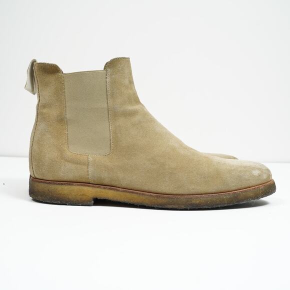 Common Projects Suede Chelsea Boots beige EU 44 US 10.5–11 Italy Made main image 7